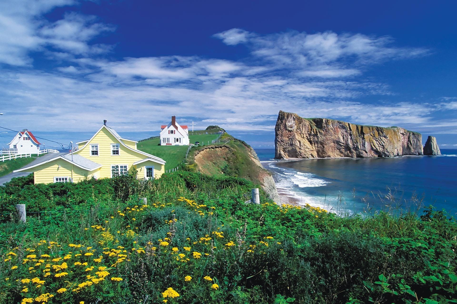 Percé Rock in the famous Gaspé Peninsula