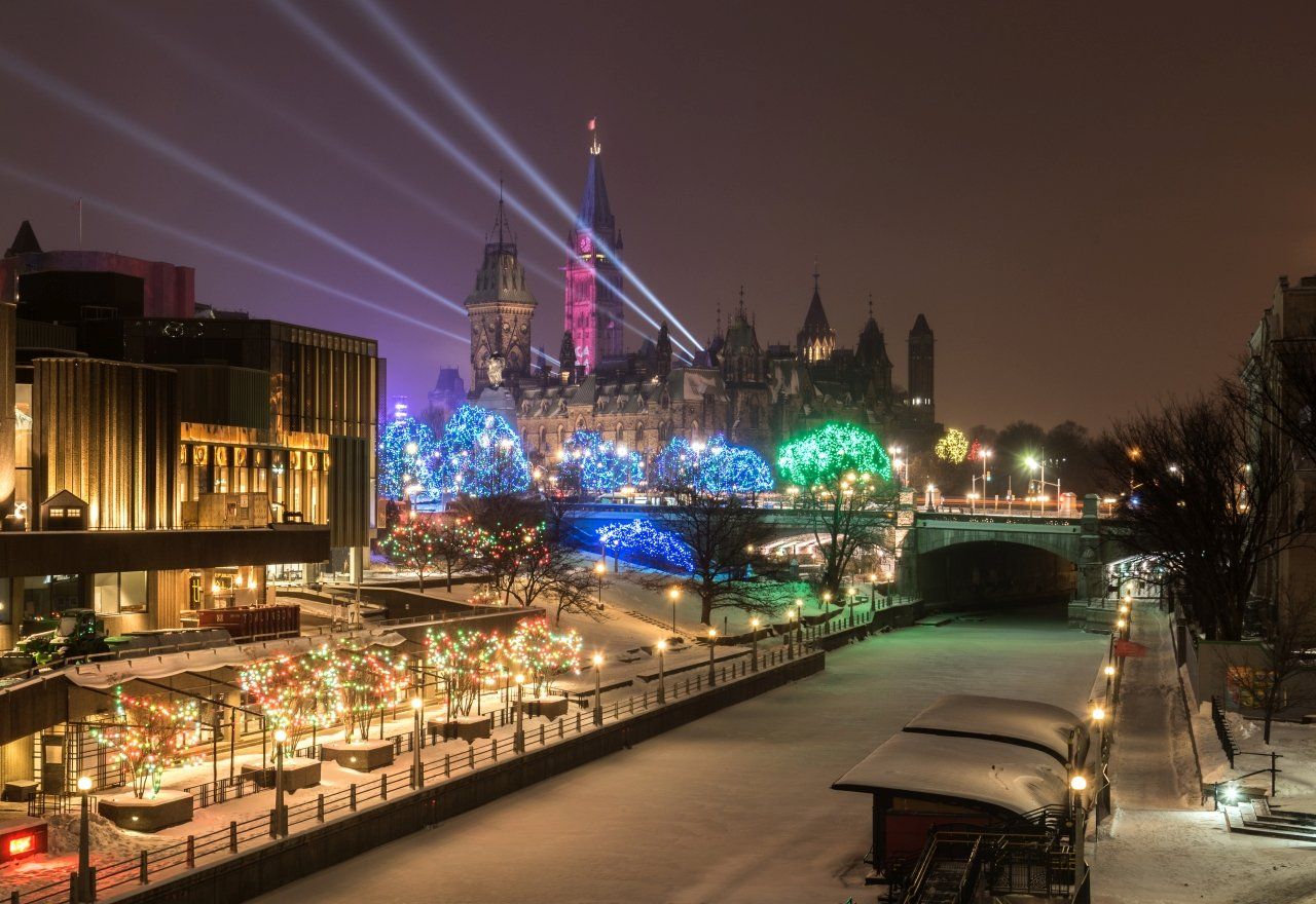 Rideau Canal Christmas Lights - James Peltzer