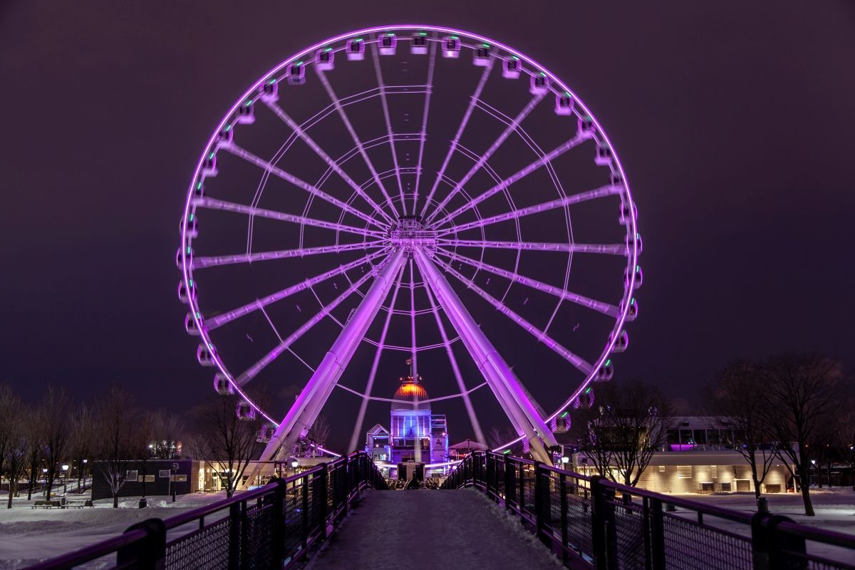 La grande roue de Montréal. Credit: Montréal © GouvQc Quenneville, André