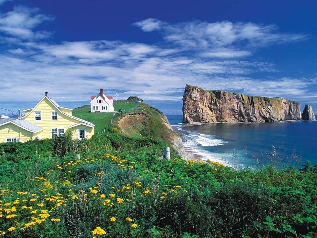 Perce Rock, Rock formation in Gaspe, Quebec