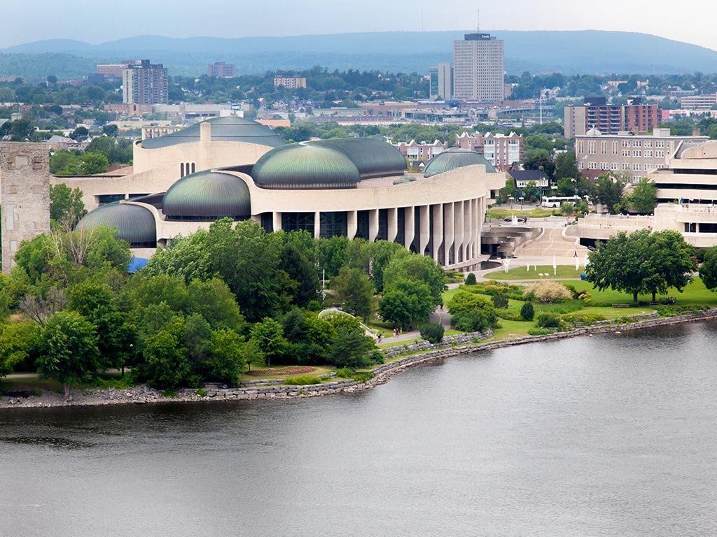 Exterior of Museum of History in Ottawa