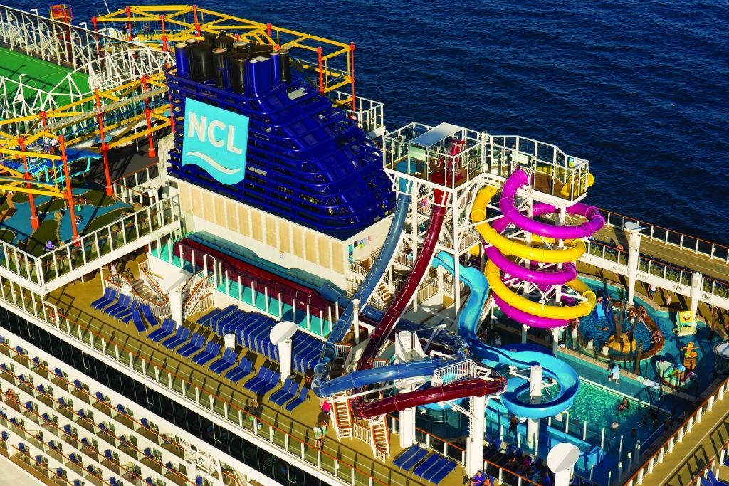 Aerial View of Norwegian Breakaway