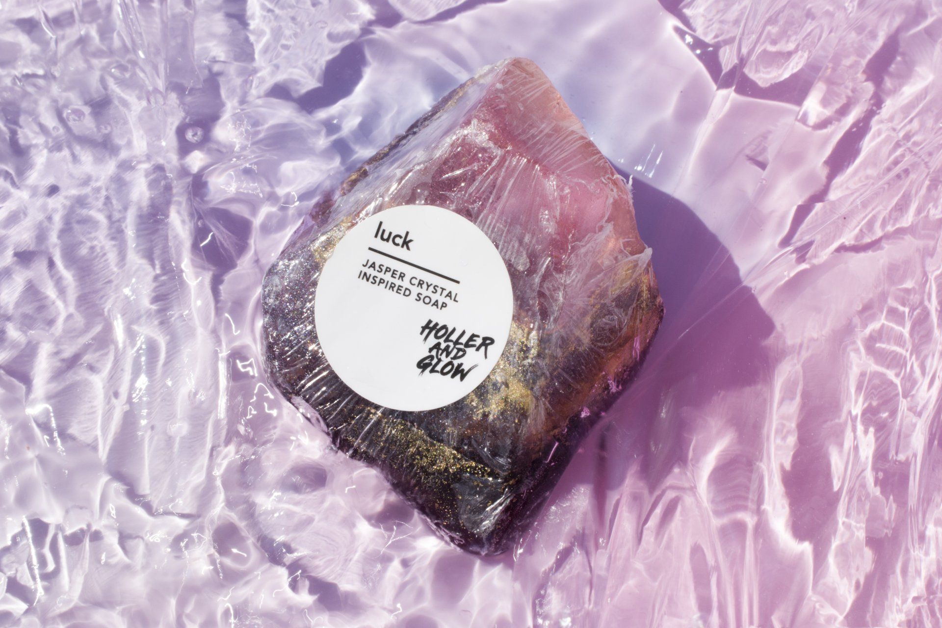 Holler and Glow water shot example