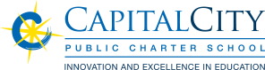 the logo for capital city public charter school