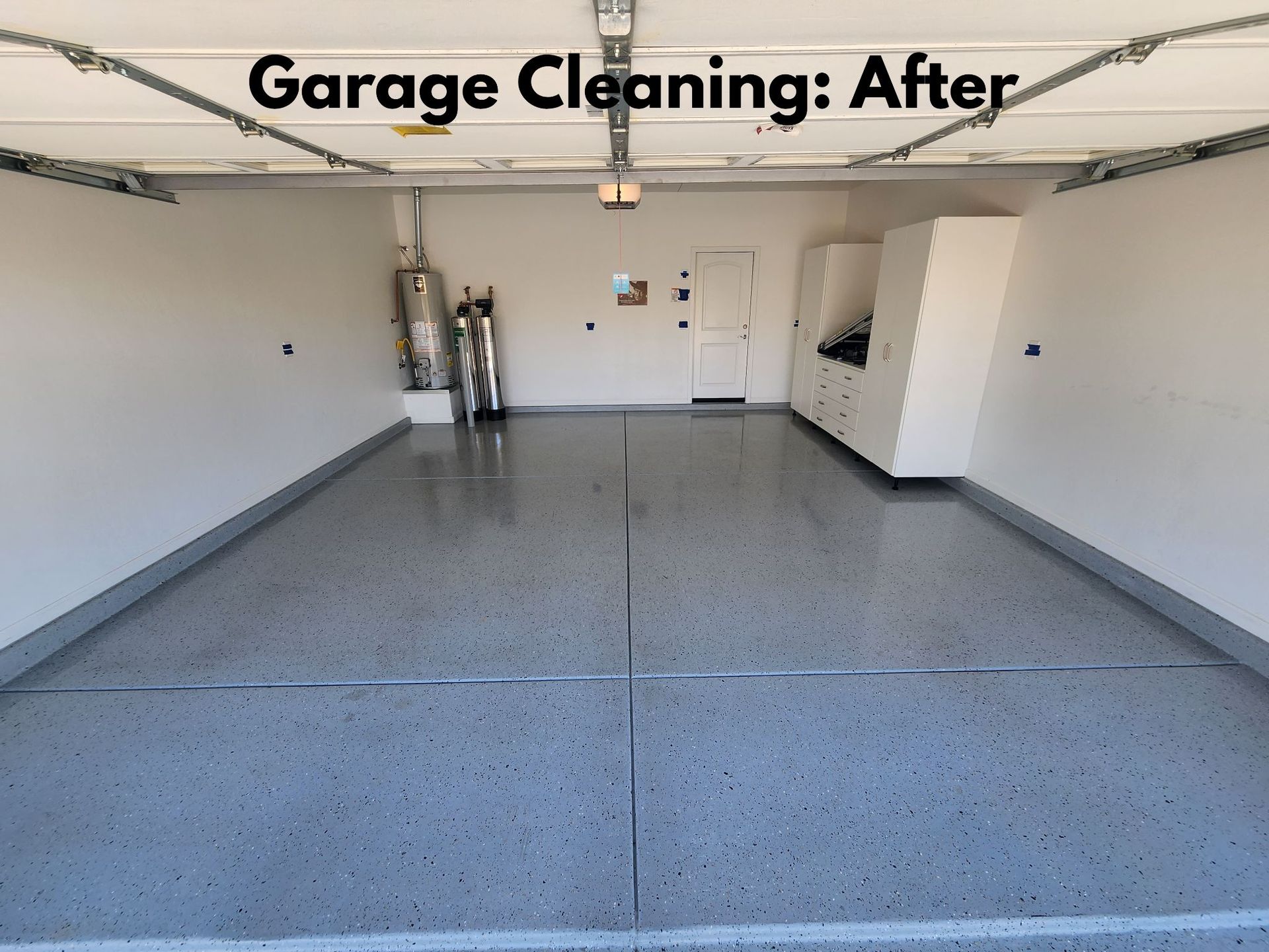 Garage Cleaning After — Tucson, AZ — MJ's Pressure Washing