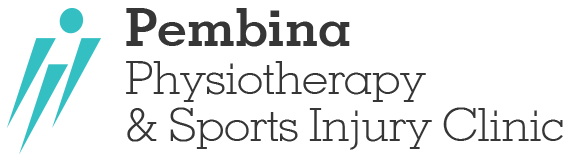 a logo for pembina physiotherapy and sports injury clinic