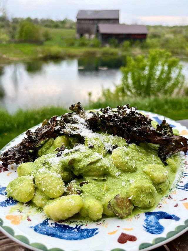 Wine Braised Mustard Greens with Crispy Pancetta - Savor and Sage