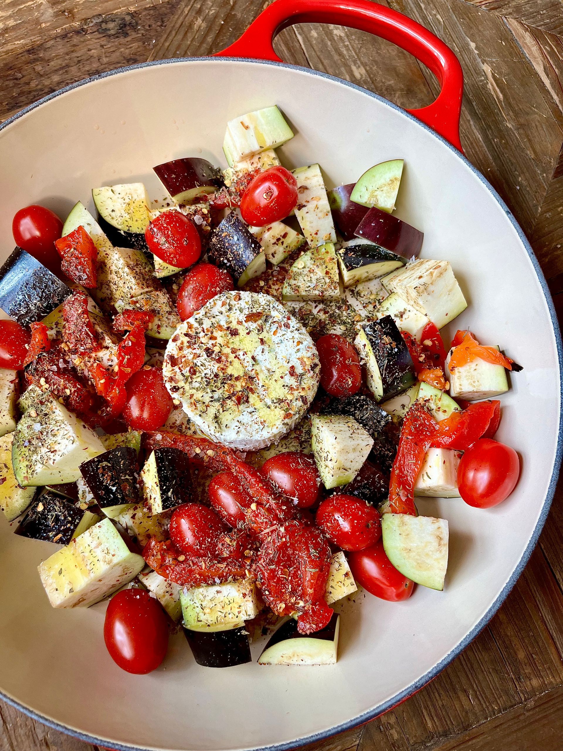 Grilled Eggplant & Peach Caprese Salad Recipe on Food52