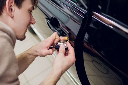 Skilled Locksmith Adeptly Repairs Car Door Locks With Precision And Expertise — Local Locksmith in Wonga Beach, QLD