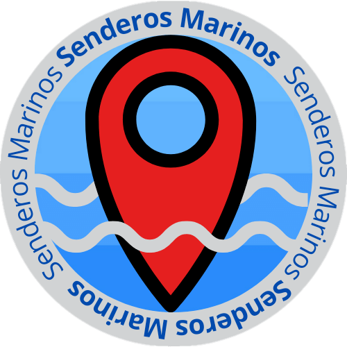 Logo Senderos Marinos - azul