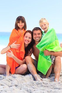 Adoptions — Happy Family Along the Beach in Huntington Beach, CA