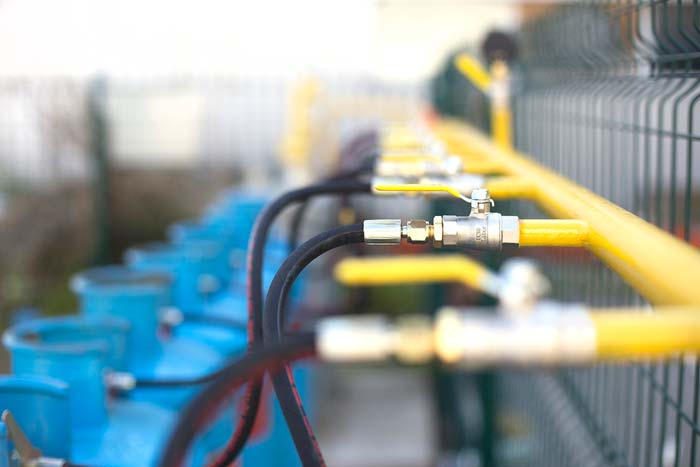 Row of Propane Tanks — Montrose, SD — Agri-Energy, Inc.