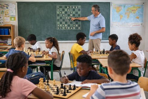 Ecole Les Flamboyants Mayotte cours d'échecs
