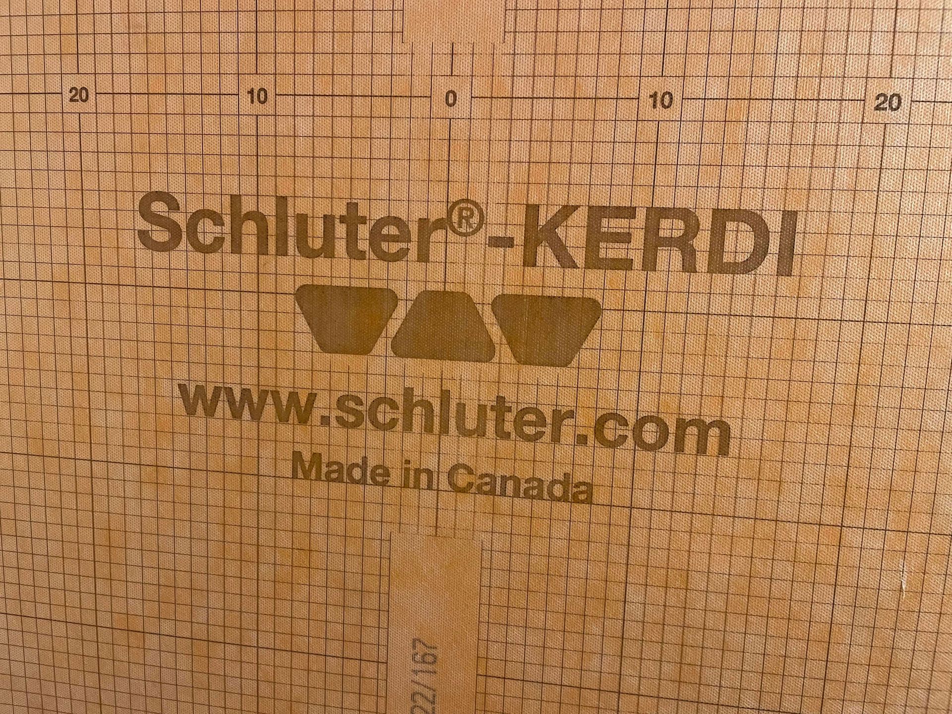bathroom waterproofing membrane, schluter-kerdi water proofing