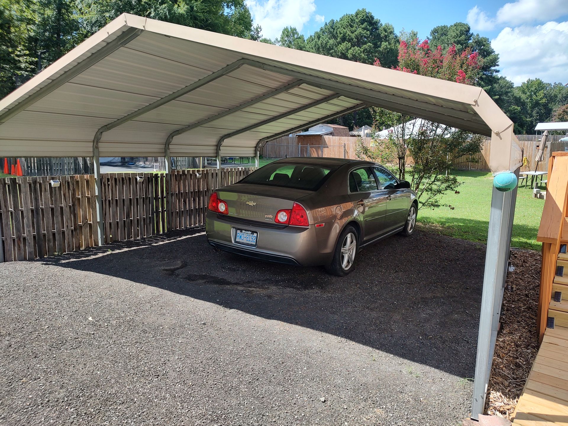 Eddies house covered parking