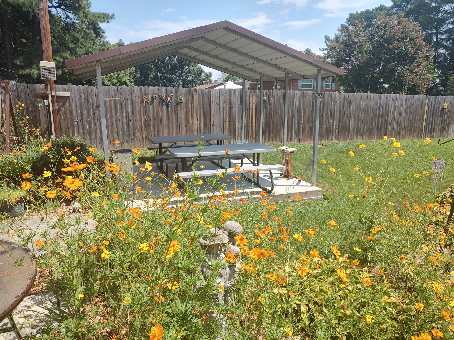 covered area for a picknic