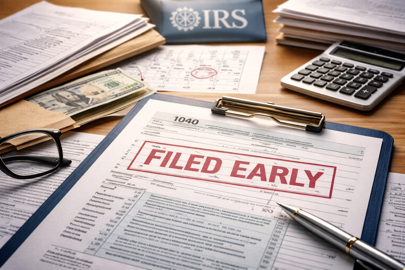 Image of 1040 Filed Early