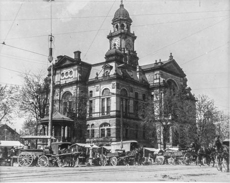 historical view of butler county courthouse