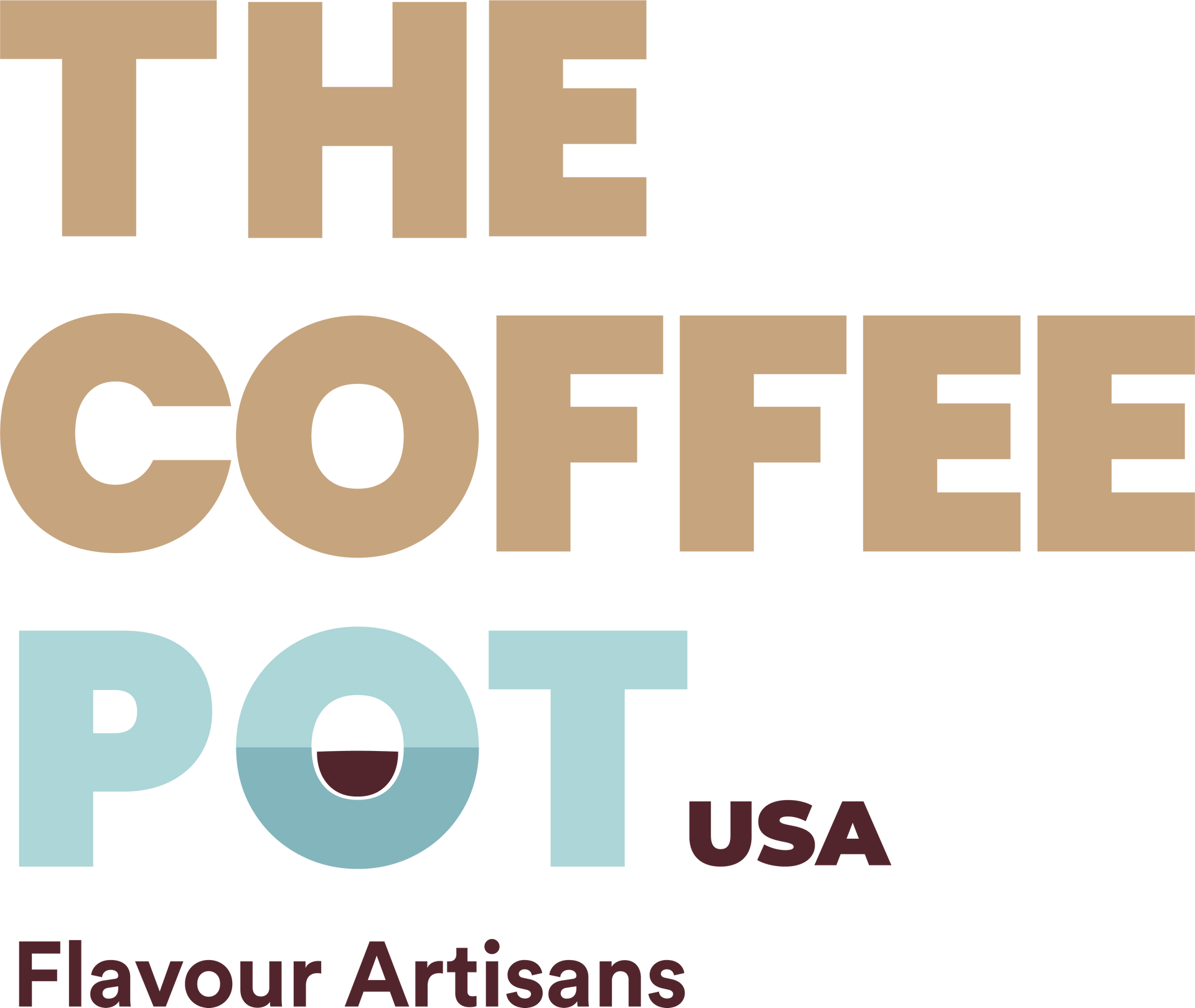 El logotipo de Coffee Pot USA es un logotipo de una empresa llamada Coffee Pot USA.