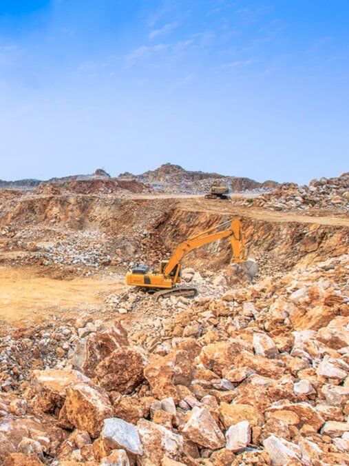 Excavator Mining — Industrial & Residential Projects in Orange, NSW
