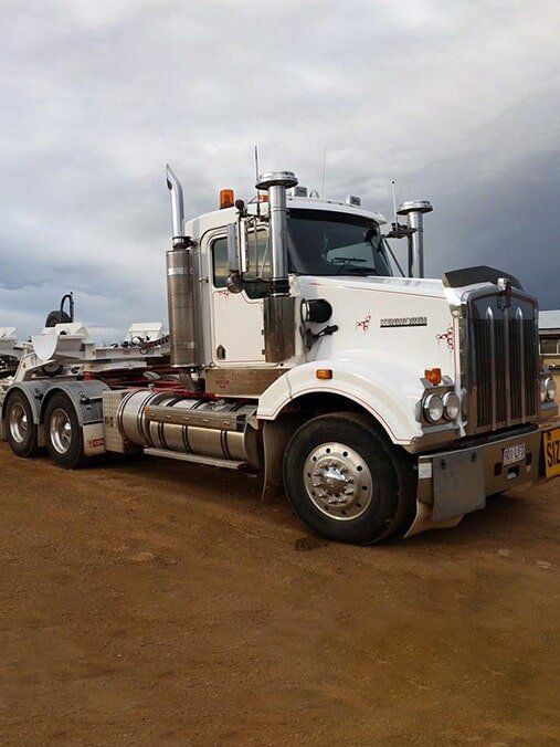 Flatbed Tractor Trailer — Industrial & Residential Projects in Orange, NSW