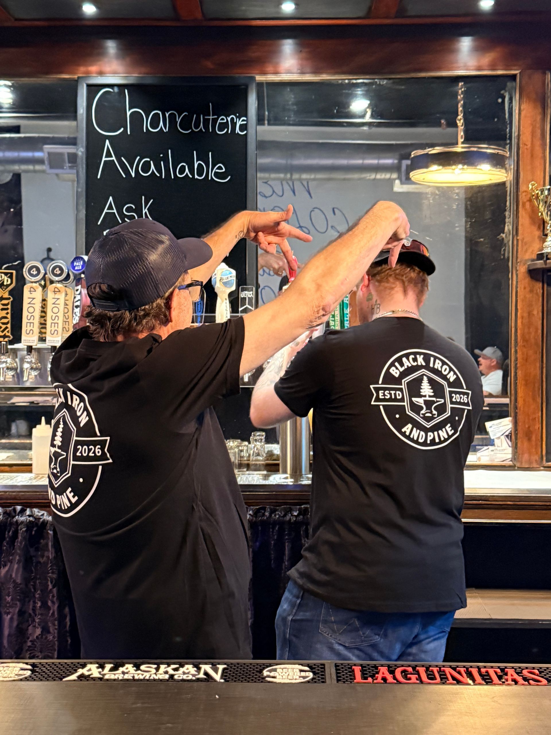 Black Iron and Pine Short Sleeve Tee