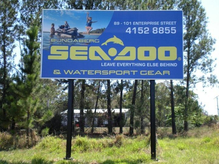 A Billboard for Seadoo and Watersport Gear — Signmax Bundaberg In Kensington, QLD