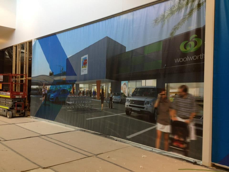 A Picture of A Woolworth Store Is Hanging on A Wall — Signmax Bundaberg In Kensington, QLD