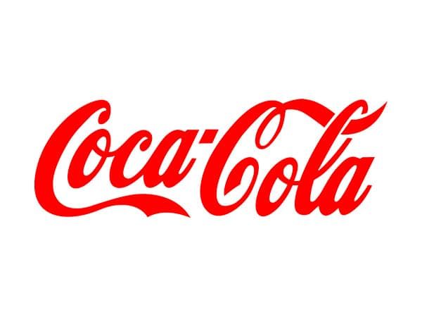 The red Coca-Cola logo in its iconic Spencerian script on a white background.
