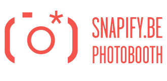 Een zalmkleurig camera-icoon naast de tekst