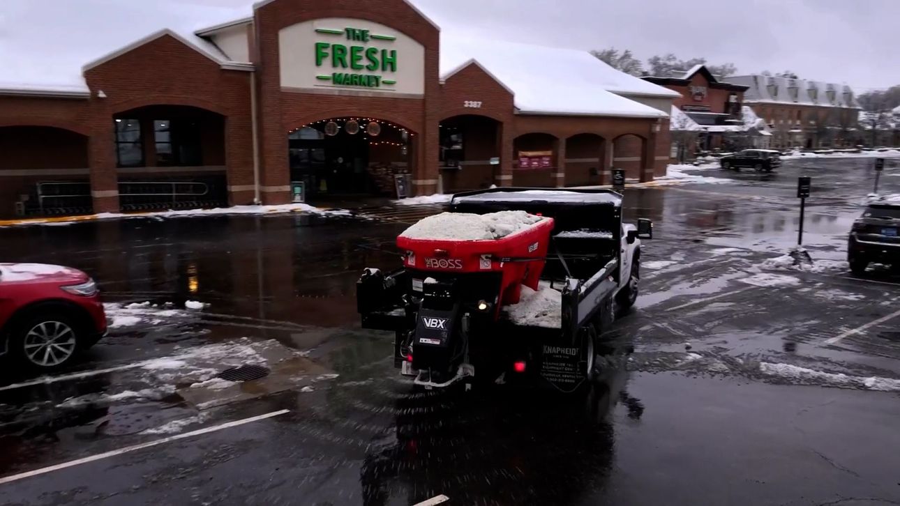 Green park with trees, basketball court, and people on a sunny day.