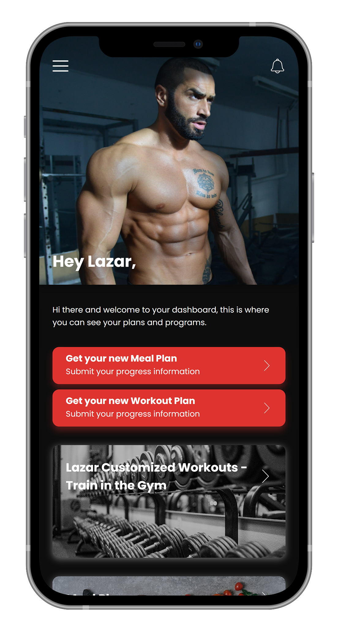 Lazar Angelov training member benefits