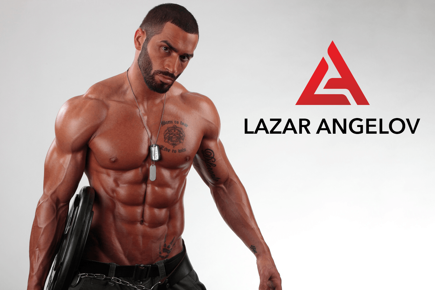 Amazon.com: Lazar Angelov - BodyBuilding Muscle Man Fabric Cloth Rolled  Wall Poster Print - Size: (24
