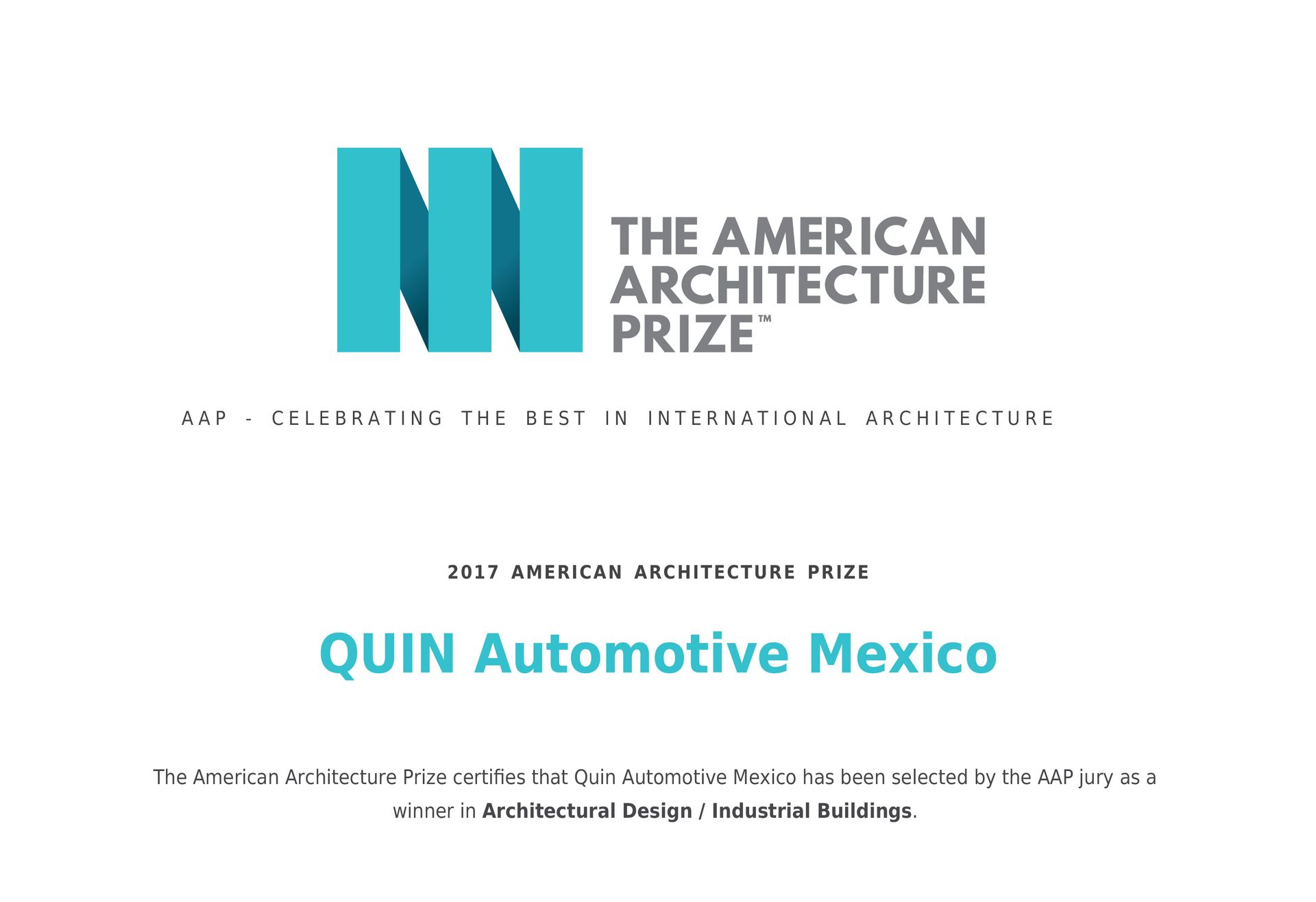 2017 american architecture prize