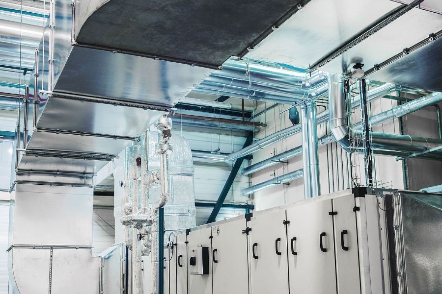 impianto climatizzatore industriale