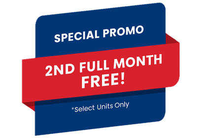 Graphic with 1st month free promotion