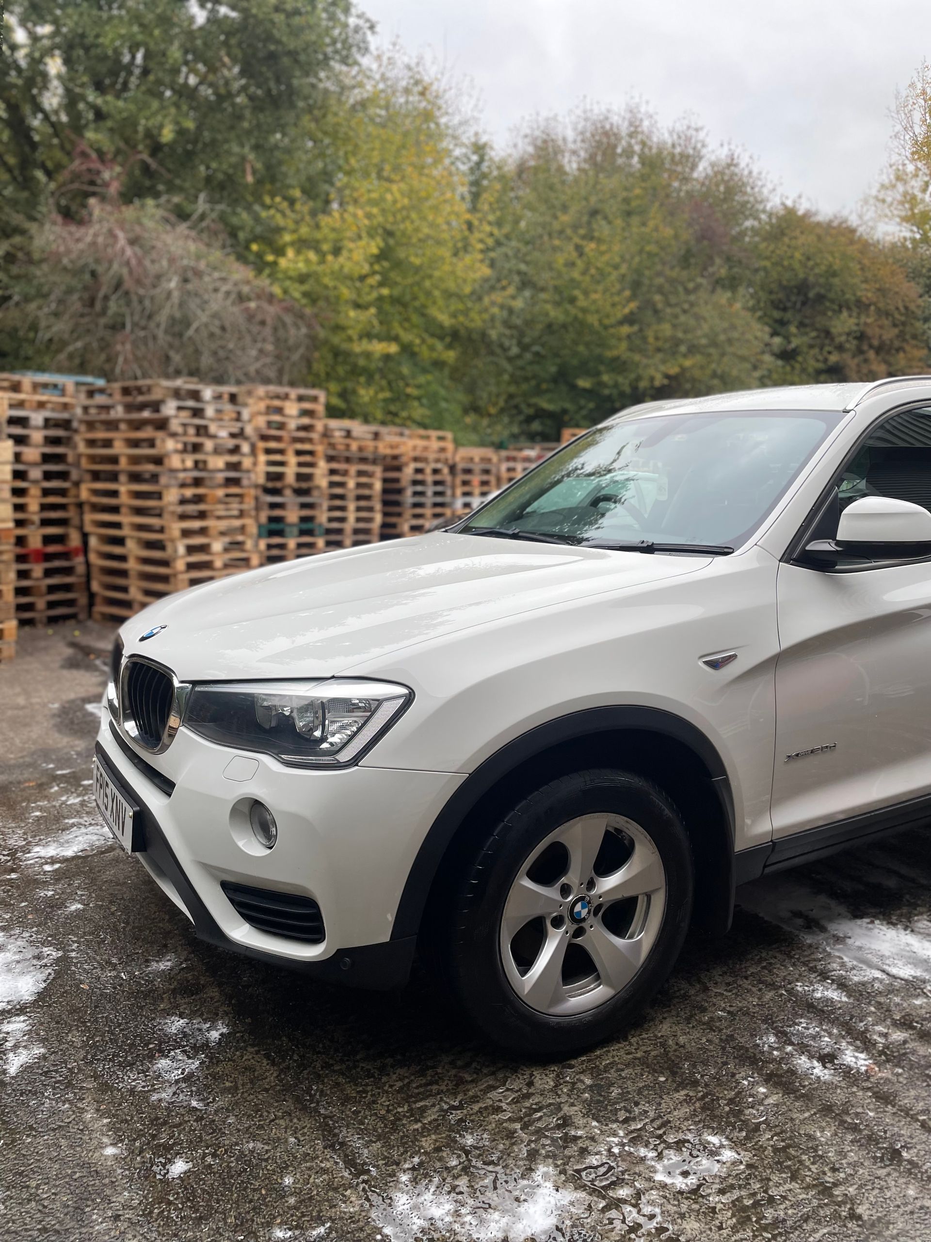 White ceramic coated BMW
