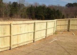 Wooden Fence Installed — Dacula, GA — Pablo’s Landscape Inc.