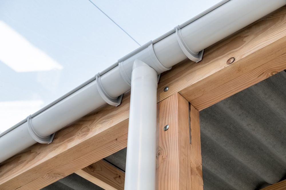 White Rain Gutter and Downspout — D & B Plumbing NQ in Trinity Beach, QLD