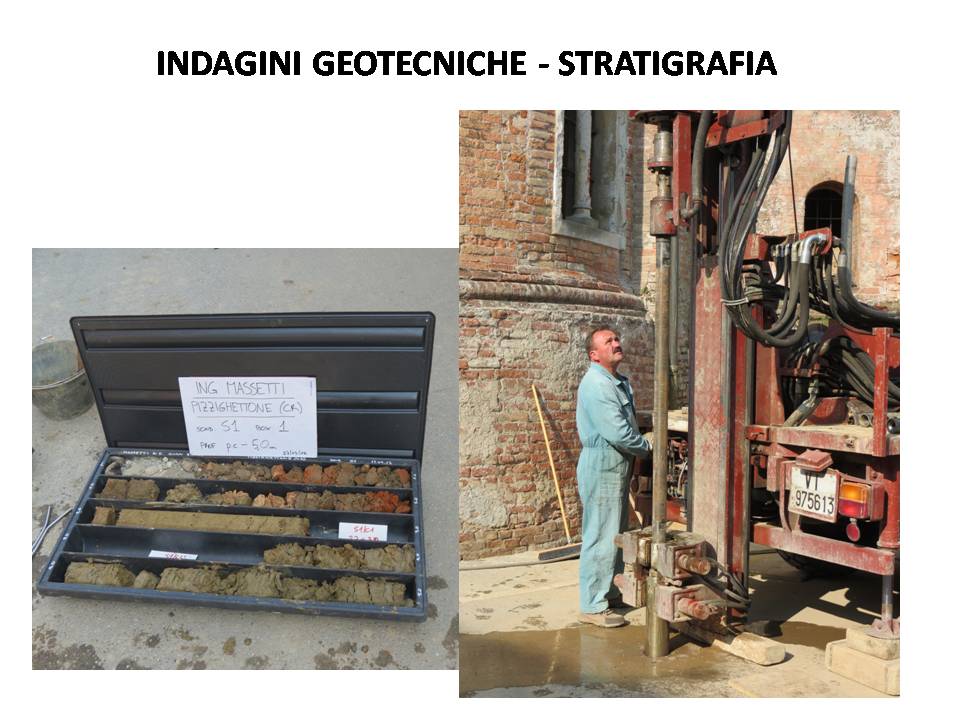 geotechnical investigations: sampling to determine the stratigraphy of the soil