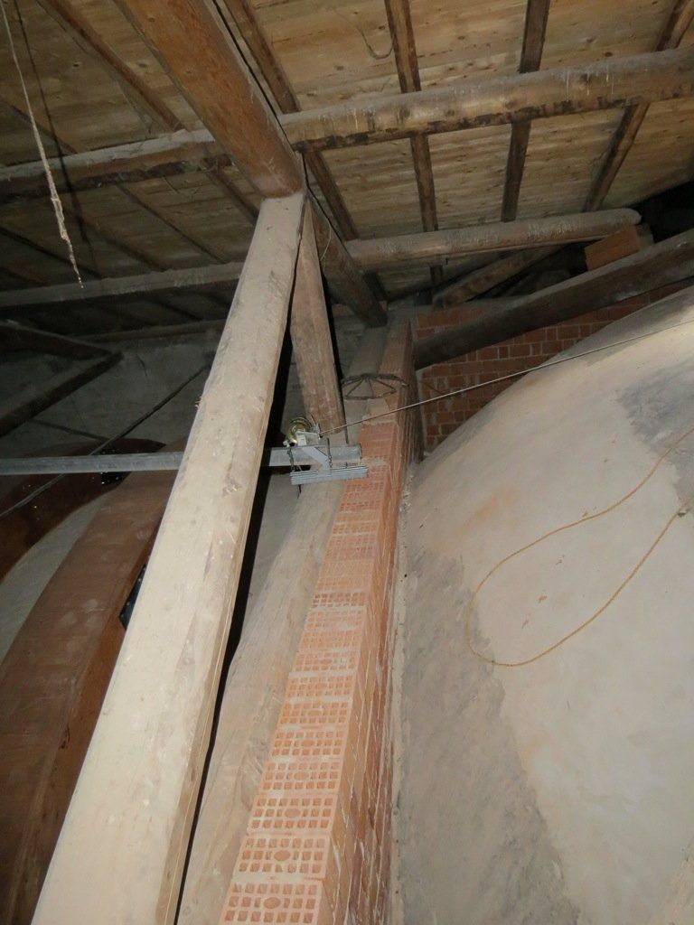 brickwork around the dome