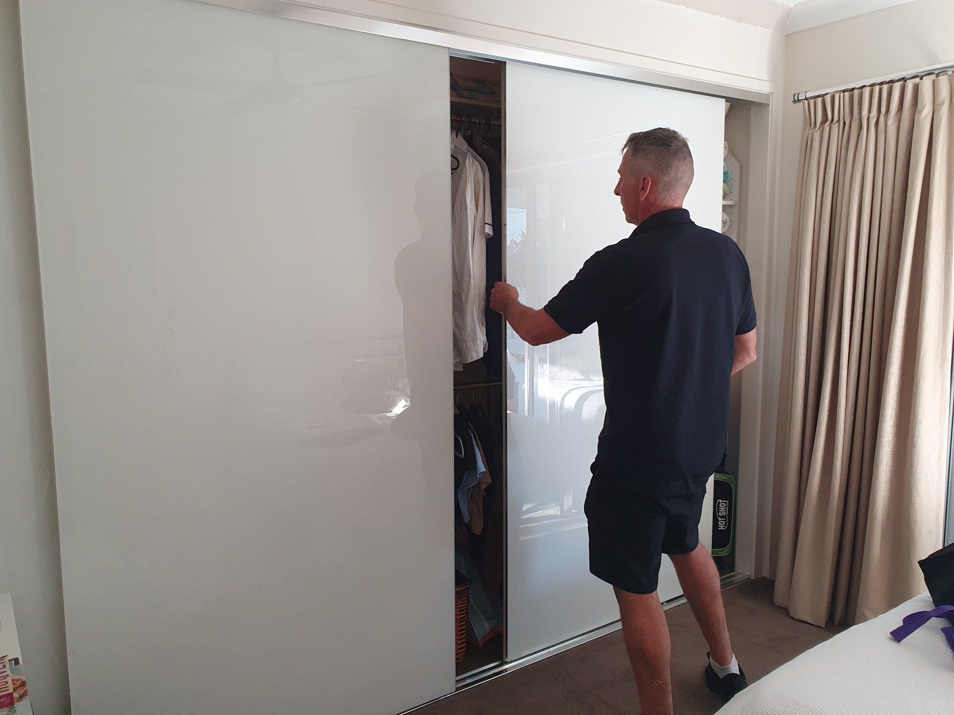 Wardrobe Sliding Door Repair — B&A Doors In Mermaid Waters Queensland