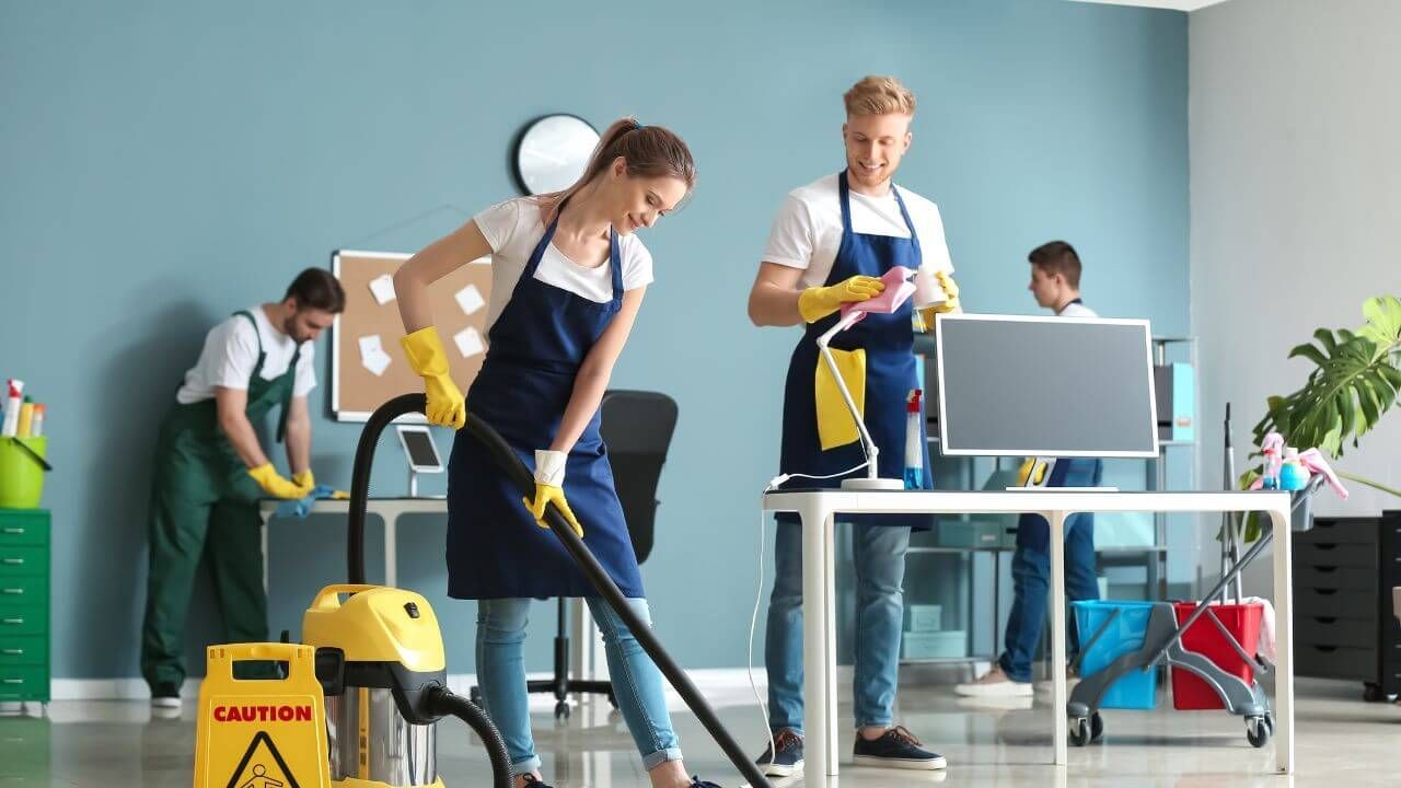 Professional cleaning services for businesses.