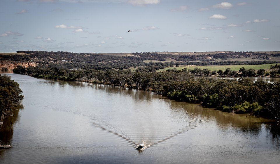 boat on river