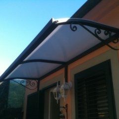 pensilina per portone blindato