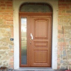 portone blindato con vetro