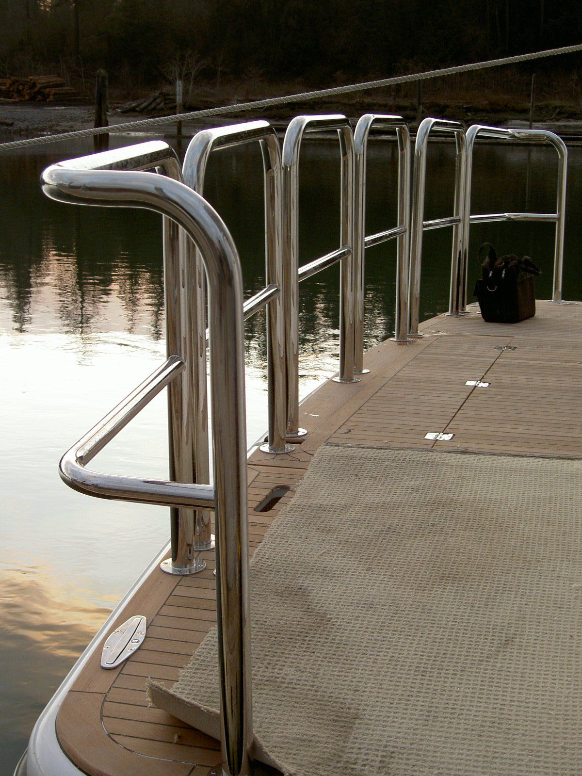 Swim Platform Staple Rails & Marine Grab Rails by Tanner Manufacturing