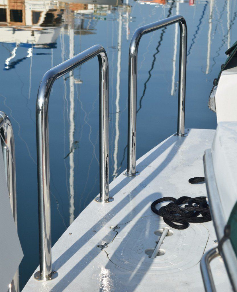 Swim Platform Staple Rails & Marine Grab Rails by Tanner Manufacturing