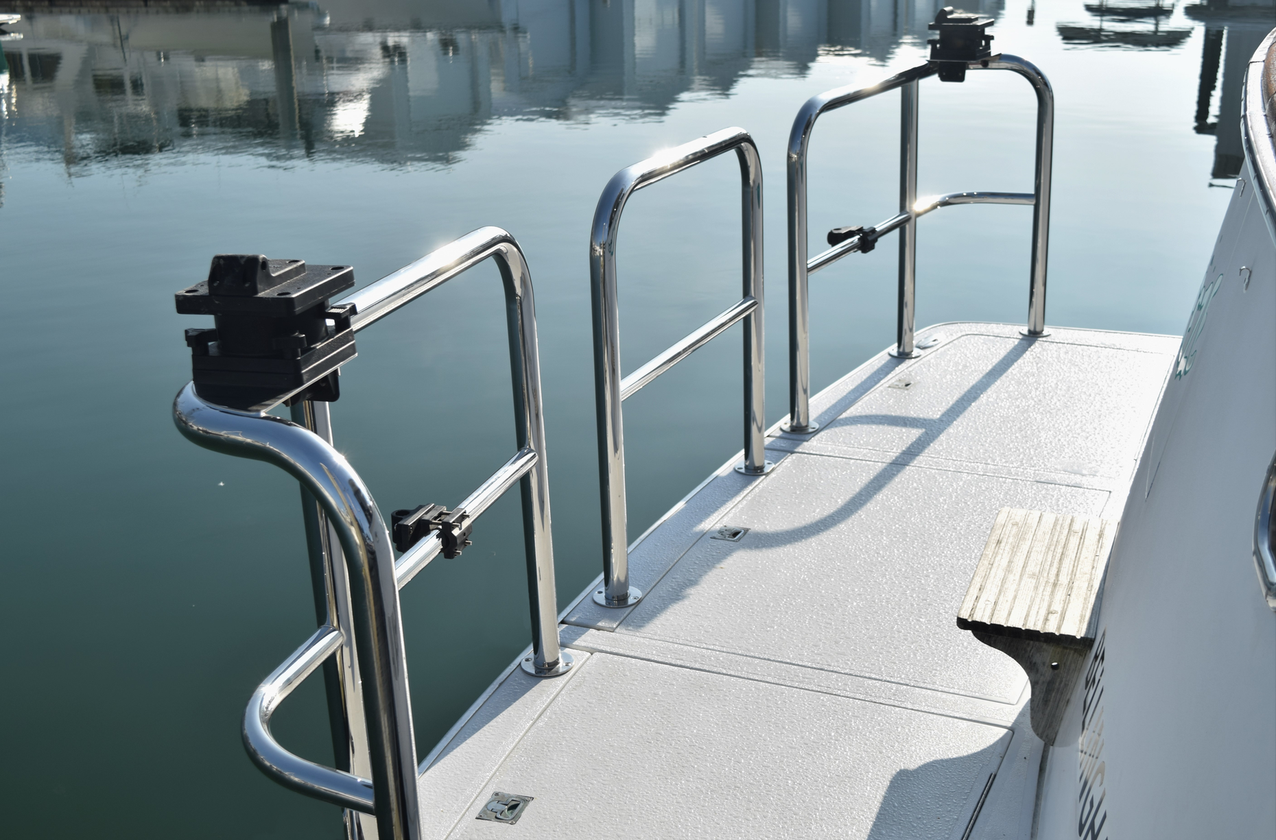 Swim Platform Staple Rails by Tanner Manufacturing