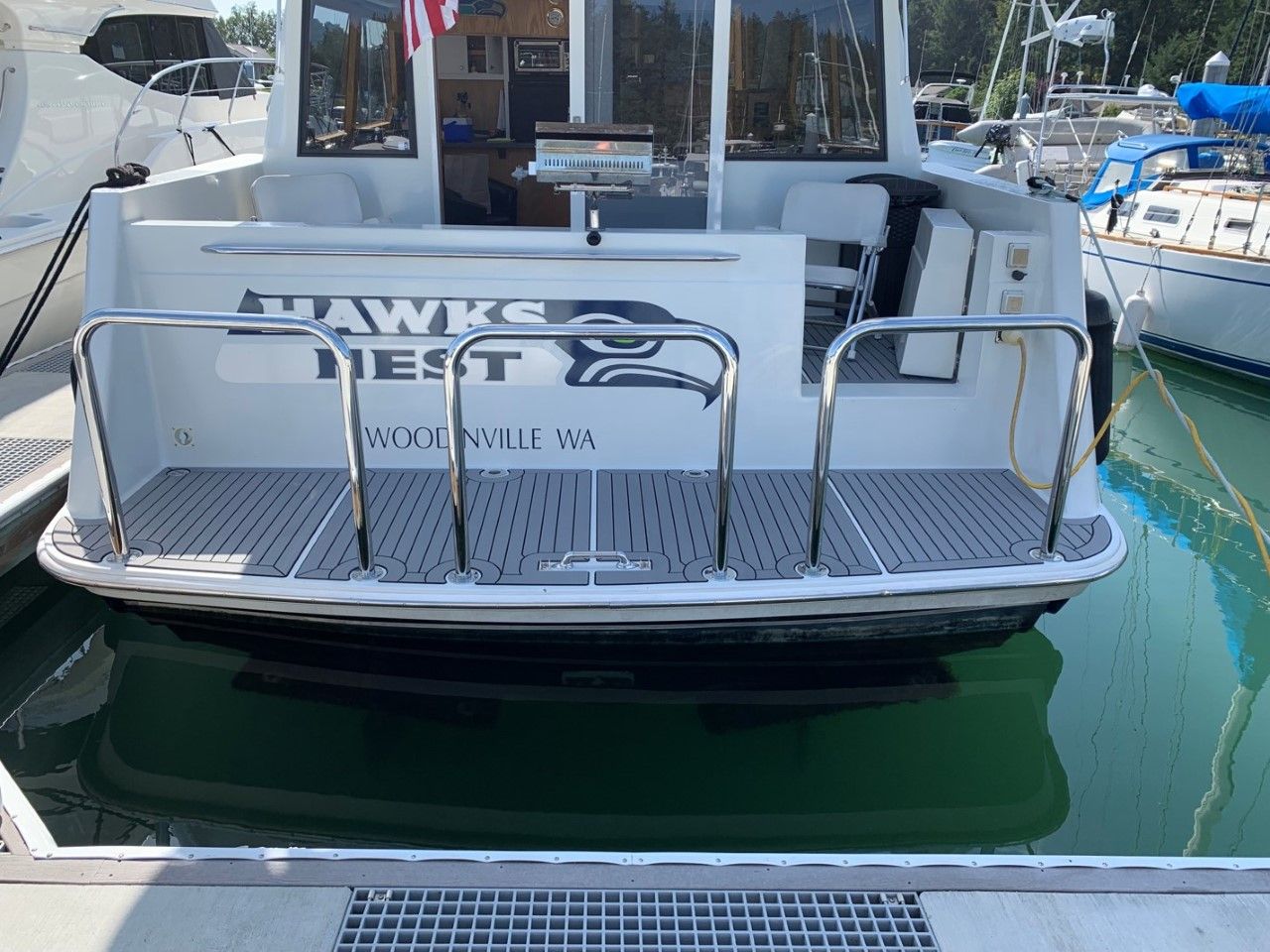 Swim Platform Staple Rails & Marine Grab Rails by Tanner Manufacturing